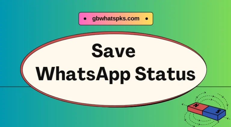 save whatsapp status